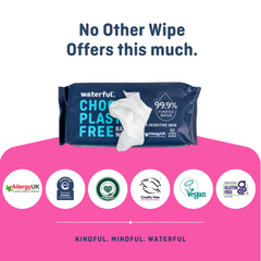 Waterful Baby Wipes 60's