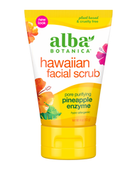Alba Botanica Hawaiian Facial Scrub Pineapple Enzyme 113g