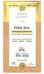 Aqua Biome Fish Oil Maximum Strength 120's