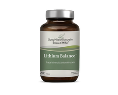 Good Health Naturally Lithium Balance 200's