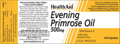 Health Aid Evening Primrose Oil 500mg with Vitamin E 120's