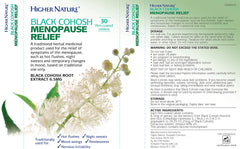 Higher Nature Black Cohosh Menopause Relief 30's
