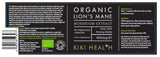 Kiki Health Organic Lion's Mane Mushroom Extract Capsules 60's