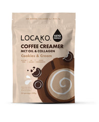 Locako Coffee Creamer MCT Oil & Collagen Cookies & Cream 300g