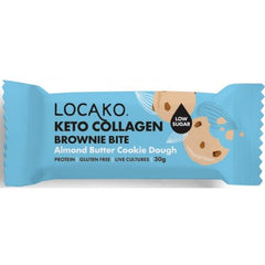Locako Keto Collagen Brownie Bite Almond Butter Cookie Dough 15x30g