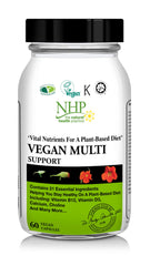 Natural Health Practice (NHP) Vegan Multi Support 60's