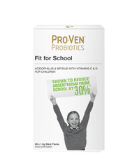 Proven Probiotics Fit for School Stick Packs 28's