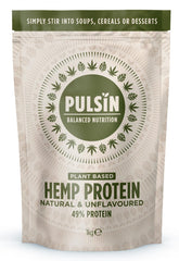 Pulsin Plant Based Hemp Protein Natural & Unflavoured 1kg