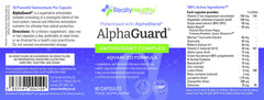 The Really Healthy Company AlphaGuard Antioxidant Complex 60's