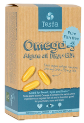 TESTA Omega 3 Algae Oil 60's