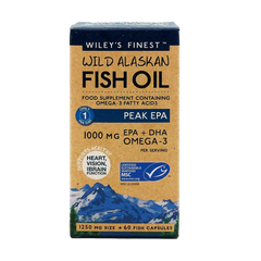Wiley's Finest Wild Alaskan Fish Oil Peak EPA 1000mg 60's