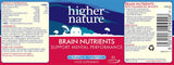 Higher Nature Advanced Brain Nutrients (formerly Brain Nutrients) 30's