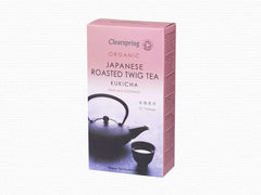 Clearspring Organic Japanese Roasted Twig Tea Kukicha Tea 20 BAGS