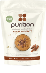 Purition Wholefood Nutrition Hemp Chocolate Vegan 500g