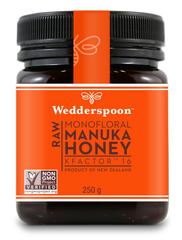 Wedderspoon KFactor 16 RAW Manuka Honey 250g