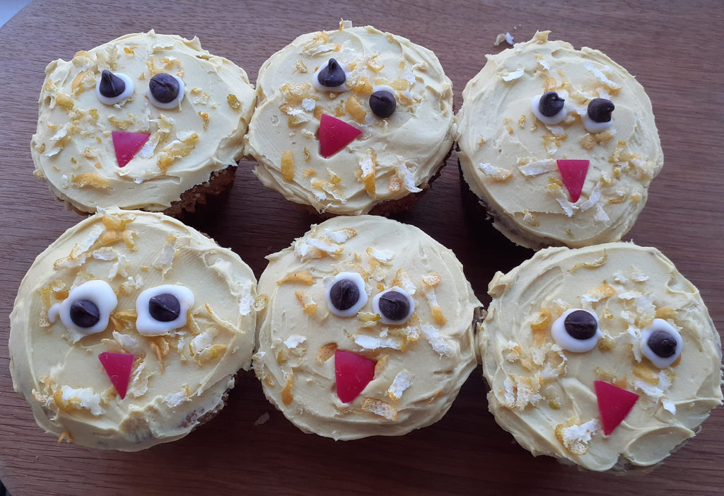 Cheese Straws and Easter Chick Cupcakes