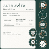 Altruvita Magnesium 100% 90s
