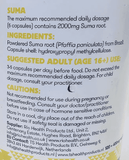 Rio Amazon Suma Brazilian Ginseng 400mg 120s