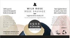 Aqua Oleum Wild Rose Regenerative Body Oil 100ml