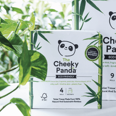 Cheeky Panda  Eco Friendly Bamboo Toilet Paper 4 Rolls