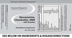 Good Health Naturally Glucosamine, Chondroitin, MSM with Enzymes 60s