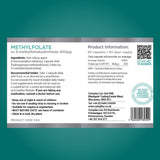 Cytoplan Methylfolate 5-MTHF 400ug 60s