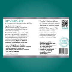 Cytoplan Methylfolate 5-MTHF 400ug 60s