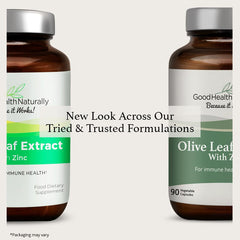 Good Health Naturally Olive Leaf Extract with Zinc 90's
