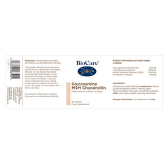 BioCare Glucosamine MSM Chondroitin 90s