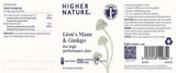 Higher Nature Lion's Mane & Ginkgo 30s