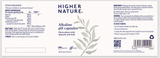 Higher Nature Alkaline pH Capsules (Formerly Alka Clear) 180s