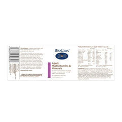 BioCare Adult Multivitamins & Minerals 30s