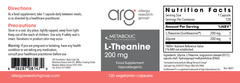 Allergy Research MM L-Theanine 200mg 120s