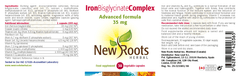 New Roots Herbal Iron Bisglycinate Complex 30s
