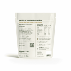 Purition Wholefood Nutrition Vanilla Vegan 250g