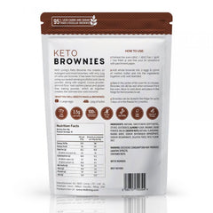 NKD LIVING Keto Brownies Low Carbohydrate & Sugar Baking Mix 250g