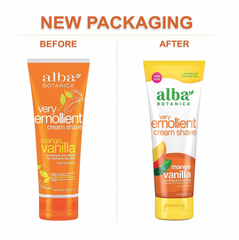 Alba Botanica Very Emollient Cream Shave Mango Vanilla 227ml