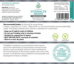 Cytoplan Vitamin D3 Drops 15ml