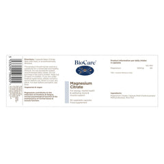 BioCare Magnesium Citrate 90s