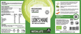 Mushrooms For Life Organic Lion’s Mane Matcha Latte 110g