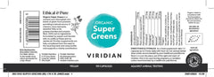 Viridian Organic Super Greens 90s
