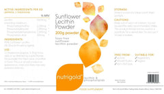 Nutrigold Sunflower Lecithin Powder 200g
