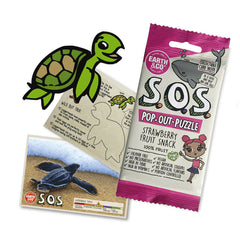 Earth & Co S.O.S Pop-Out-Puzzle Strawberry Fruit Snack (5 x 20g) 100g