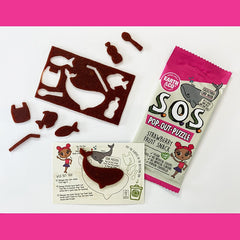 Earth & Co S.O.S Pop-Out-Puzzle Strawberry Fruit Snack 20g