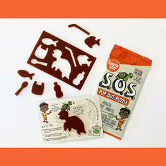 Earth & Co S.O.S Pop-Out-Puzzle Peach Fruit Snack 20g
