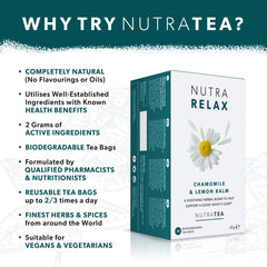 Nutratea Nutra Relax Tea Bags 20's
