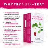 Nutratea Raspberry Leaf & Peppermint Tea Bags 20's