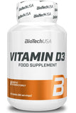 Vitamin D3, 50mcg - 120 tablets | BioTechUSA