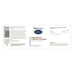 BioCare Magnesium Calcium Complex 90s