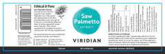 Viridian Saw Palmetto Extract 30s